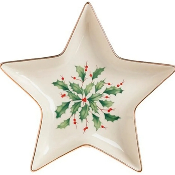 Lennox Holiday Star Candy Dish - Picture 1 of 2